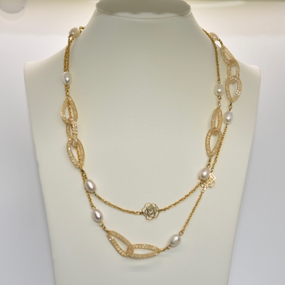 14K Gold Filled Statement Necklace! - Picture 6 of 9